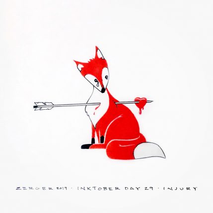 illustration-Inktober-2019-29-Injury